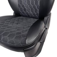 Чехлы Алькантара на Kia Spectra Чехлы Алькантара на Kia Spectra