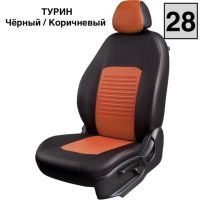 Чехлы Экокожа Турин Классик на Citroen C-Elysee 2013-2021 г.в.