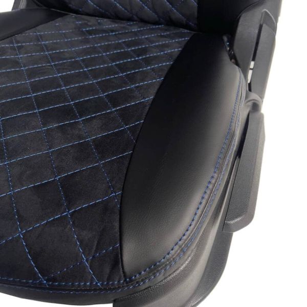 Чехлы Алькантара на Kia Spectra Чехлы Алькантара на Kia Spectra